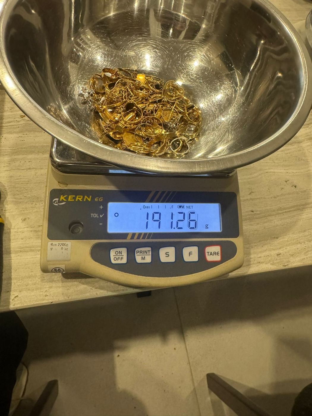 Bijoux or 220g